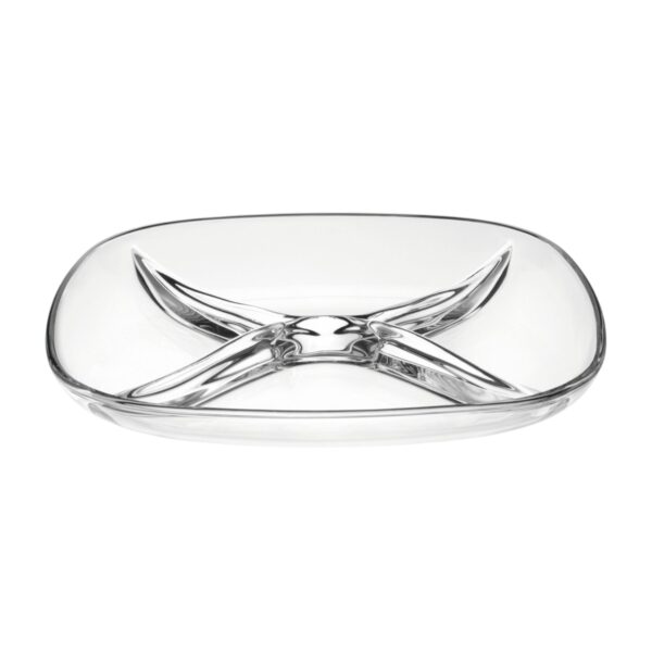 VIDIVI Piatto Antipastiera portata vetro 25cm FENICE