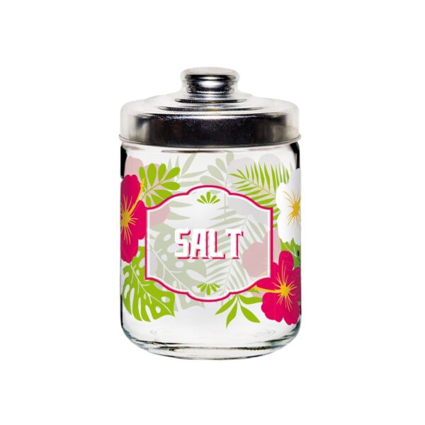 CERVE Vaso decorato fiori 800ml IBISCO Sale