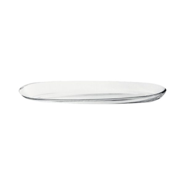 VIDIVI Piatto ovale portata vetro 30cm FENICE