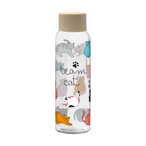 CERVE Borraccia decorata gatti 45 cl TEAM CAT Walking Bottle