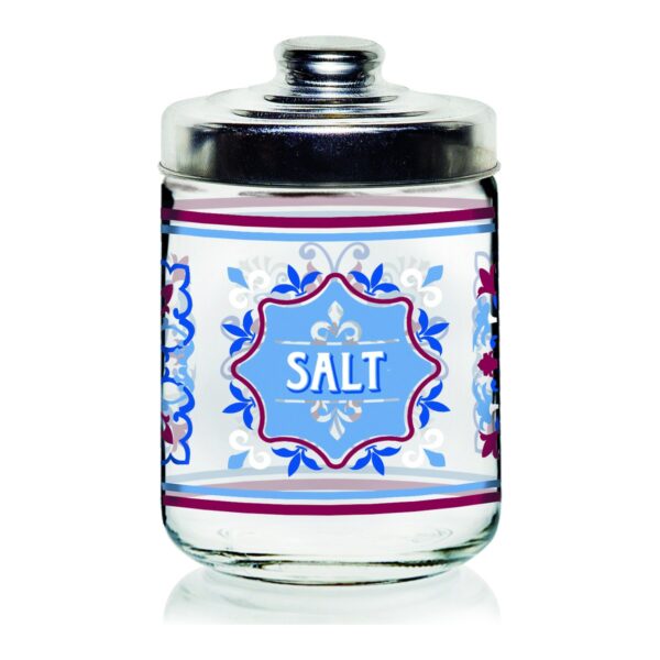 CERVE vaso sale 800 ml decoro maioliche Elba